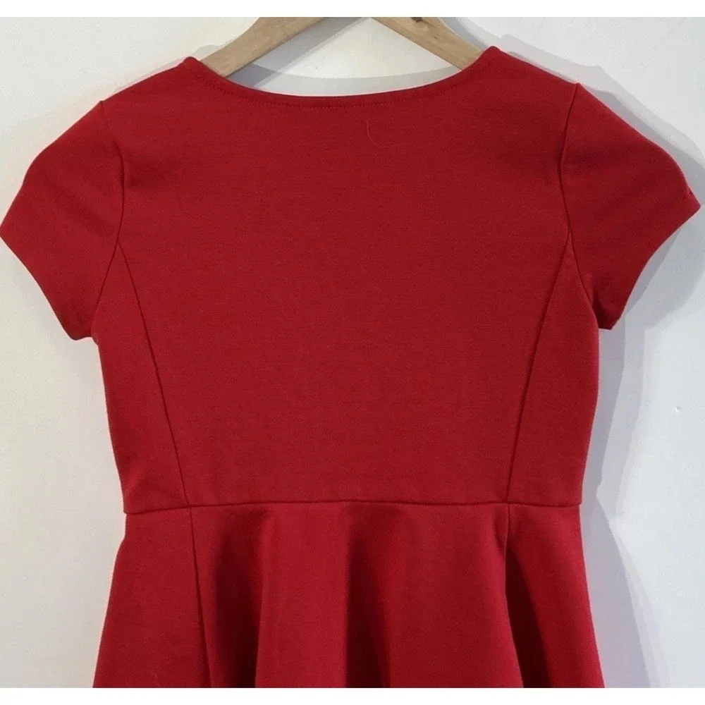 Girls Polo Ralph Lauren fit & flare shortsleeved skater style dress Sz 8-10 Med